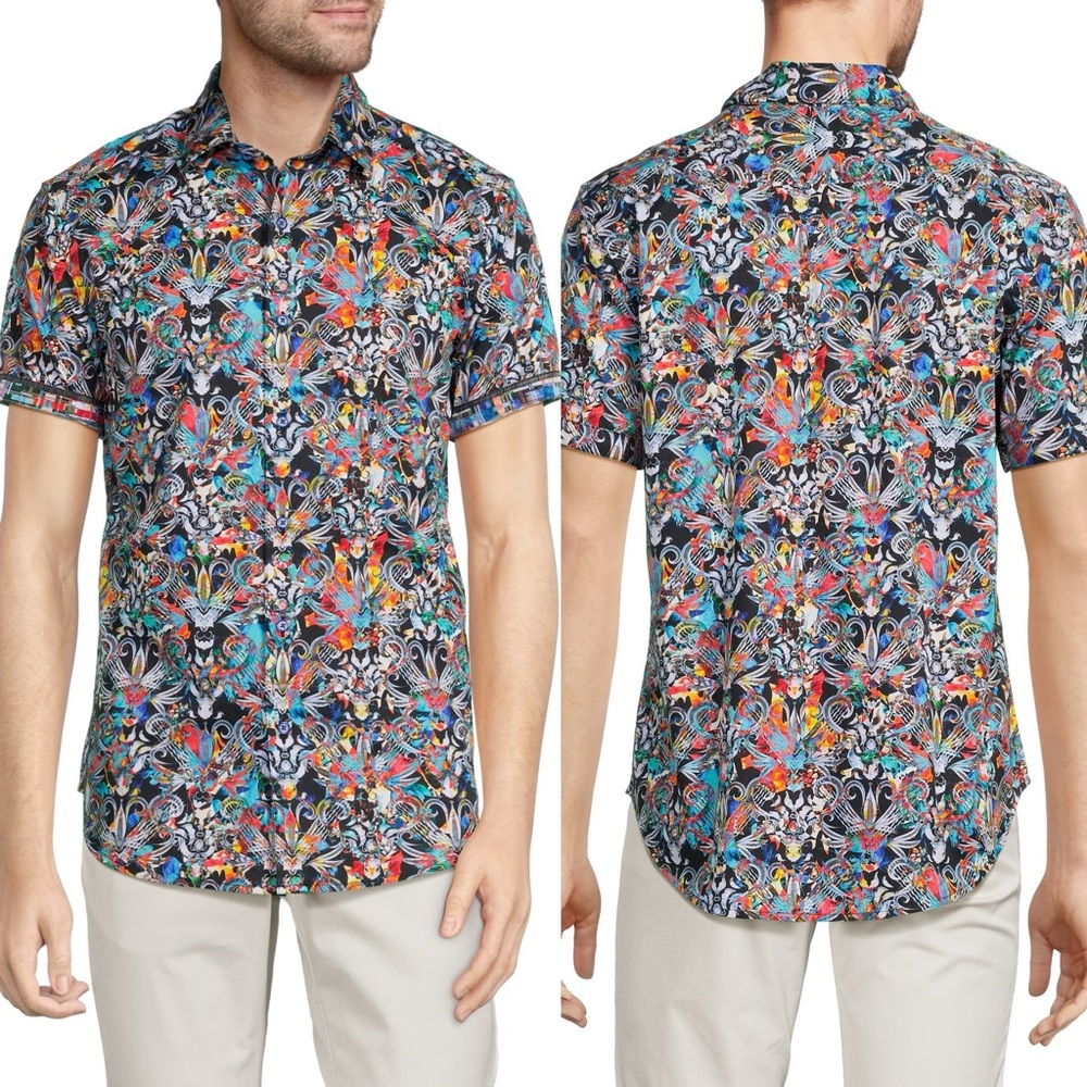 Robert Graham Banyon Short Sleeve Button Down Shirt